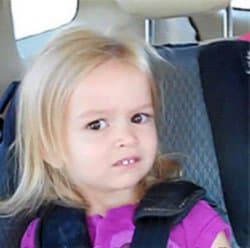 Confused Little Girl