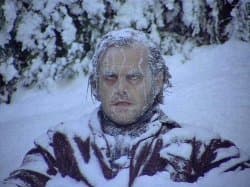 Jack Nicholson The Shining Snow